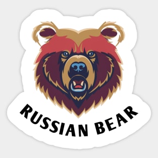 Russian bear Sticker